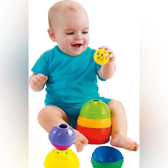 Fisher Price Stack & Roll Cups Toy - Picture 12 of 13